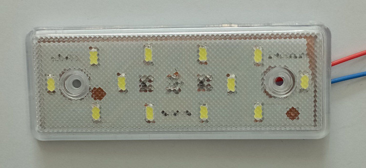 چراغ بغل 12 SMD یخی 24 ولت