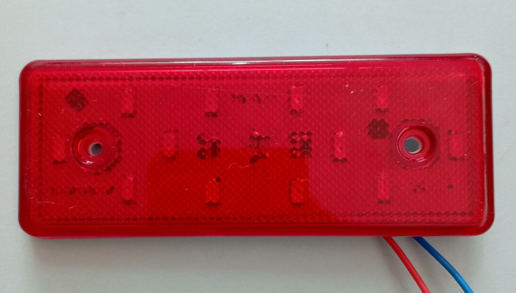 چراغ بغل 12 SMD قرمز ۲۴ ولت