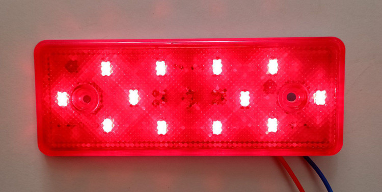 چراغ بغل 12 SMD قرمز ۲۴ ولت